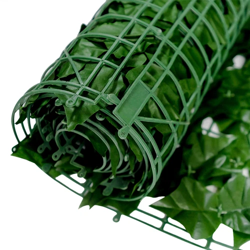 120*40in Artificial Hedge Ivy Leaves Privacy Fence Panel Wall Outdoor Decor