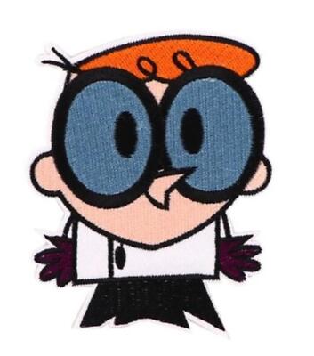 Dexter's Laboratory Dexter Character Standing Pose 5.75'' Tall Embroidered Patch
