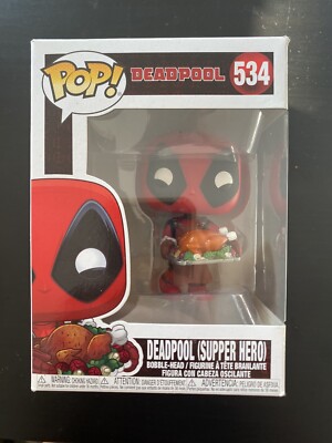 Funko Pop Marvel, Deadpool (Supper Hero, Bobble-Head)