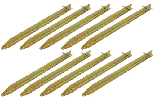 T-Profil Eisen Zeltheringe Stift 30-50 cm Pavillon Zelt Vorzelt Erdnagel Camping - Bild 8 von 9