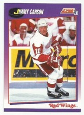 JIMMY CARSON 1991-92 SCORE CARD NEAR MINT+ CONDITION