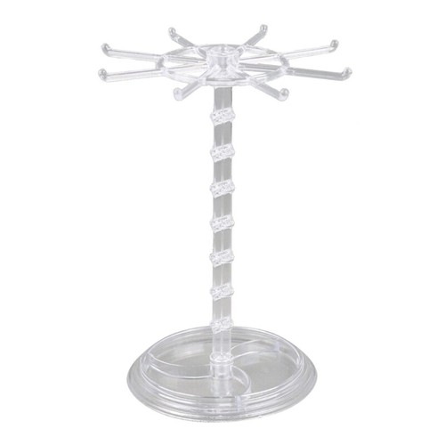 Rotating Jewelry Stand Rack Earrings Necklace Rings Display Organizer Holder - Picture 12 of 14