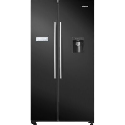 Hisense RS741N4WBE 91cm Frost Free American Fridge Freezer Black E