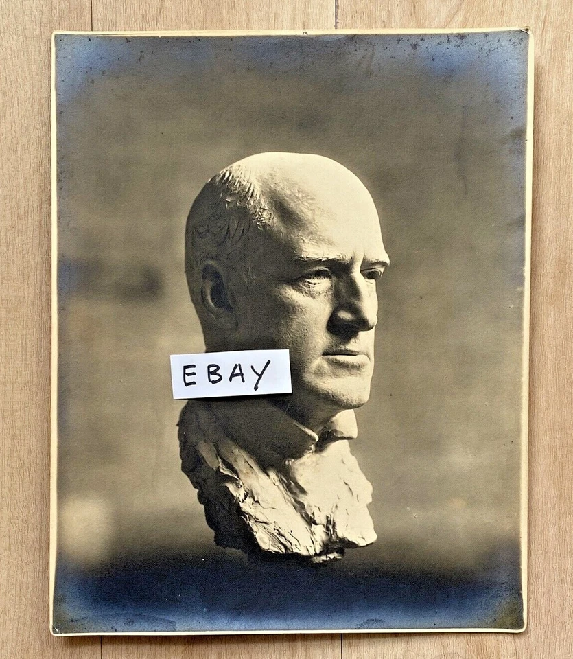 ANTIGUO Busto Fotográfico GIBSON GIRL ARTIST, Charles Dana Gibson por JAMES FRASER Foto 4 de 4