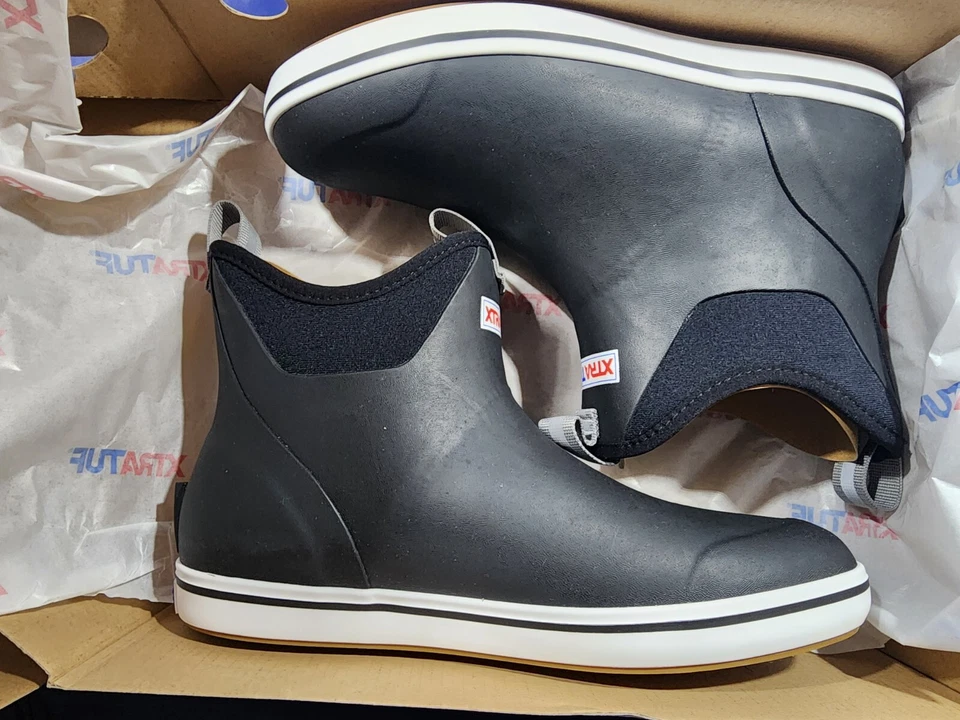 Botas de pesca impermeables antideslizantes con plataforma al tobillo XTRATUF 6 pulgadas talla para hombre 10 Foto 4 de 4
