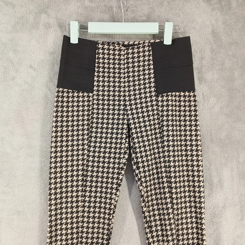 Leggings RUE 21 tiro medio negro y tostado pata de gallo TALLA S Foto 2 de 4