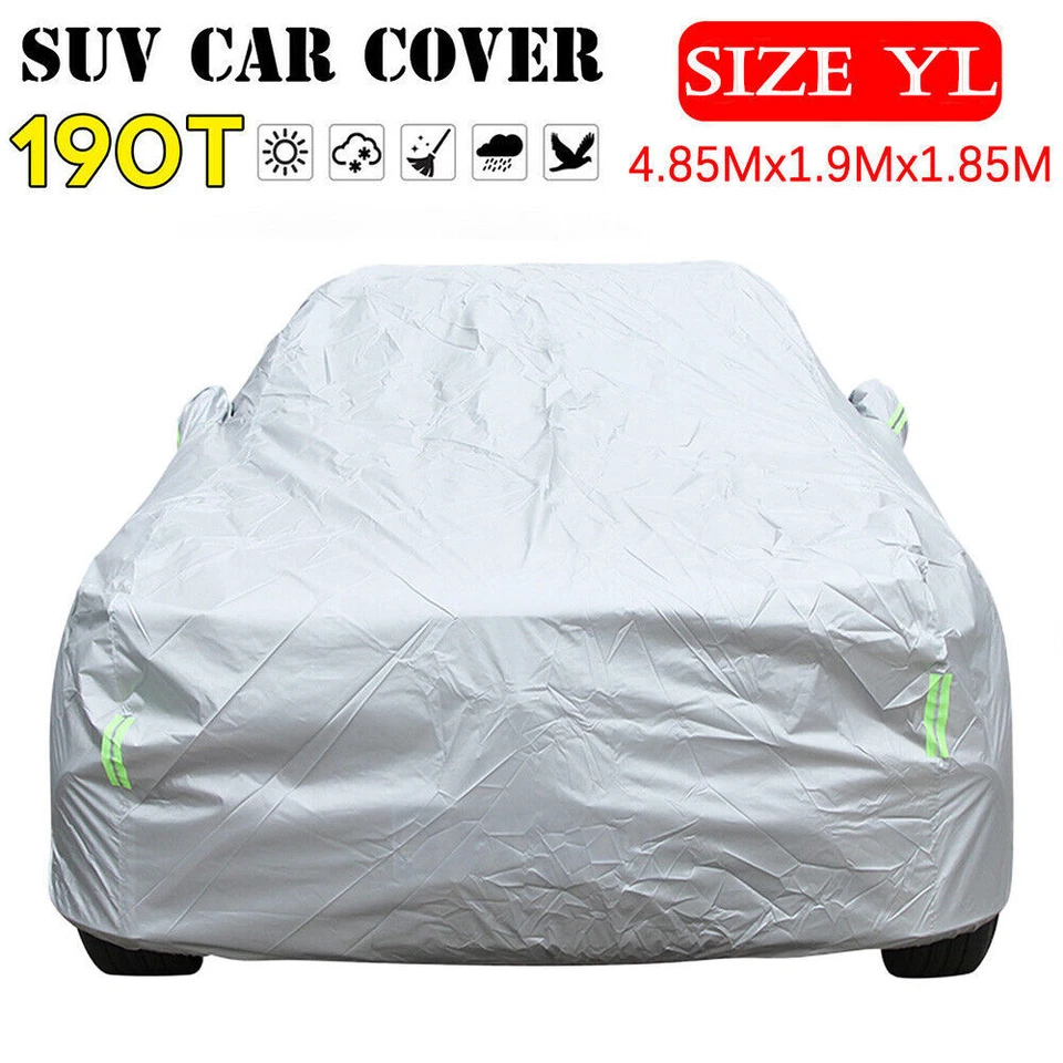 Cubierta de coche impermeable de alta resistencia para Jeep Cherokee XJ lluvia nieve resistente a los arañazos UV Foto 2 de 4