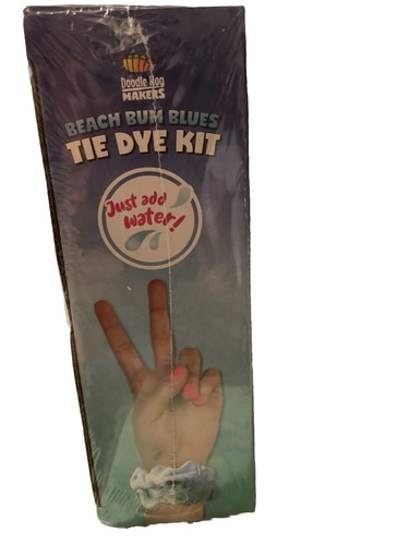 Tie Dye Kit in Beach Bum Blue Colors Doodle Hogs 3 Squeeze Bottles 6 Dye Refills - Picture 4 of 5