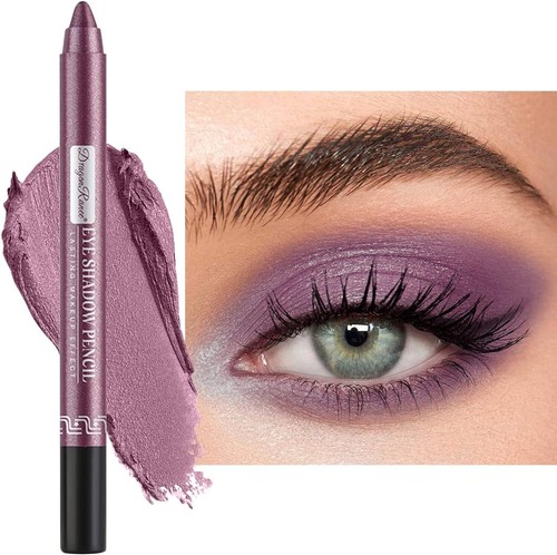 Glitter Eyeshadow Metallic Shimmer Makeup 12 Colours Eye Shadow Lipstick Crayon - Picture 15 of 22