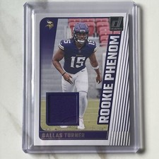 2024 Donruss Dallas Turner RC Rookie Phenom Patch Vikings