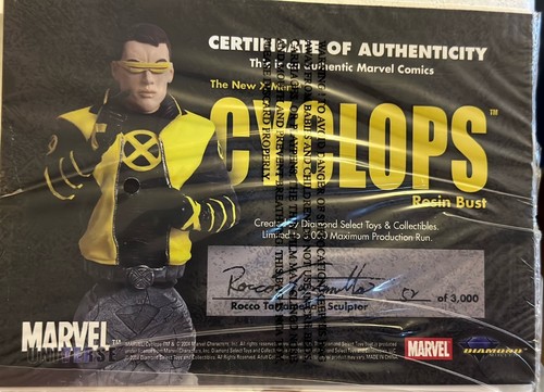 CYCLOPS : MARVEL LTD STATUE BUST BOXED DIAMOND SELECT X-MEN #52/3000 - Picture 7 of 7