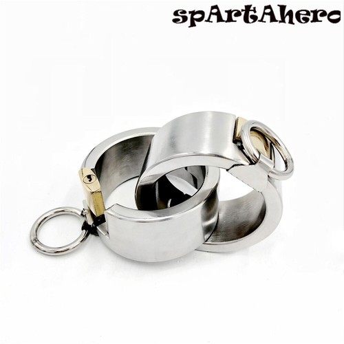 Stainless Steel Lock Handcuffs Adult Restraints Hand Cuffs for Fetish Device - Picture 12 of 12