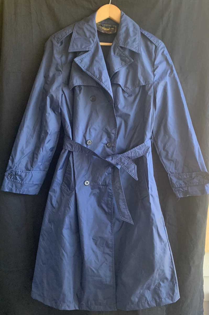 VINTAGE The Totes Coat Women's Trench Coat Rain Coat Jacket M With