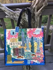 NYC NEW YORK~Marshalls Homegoods Shopping Bag~New York City~Reusable Tote NEW