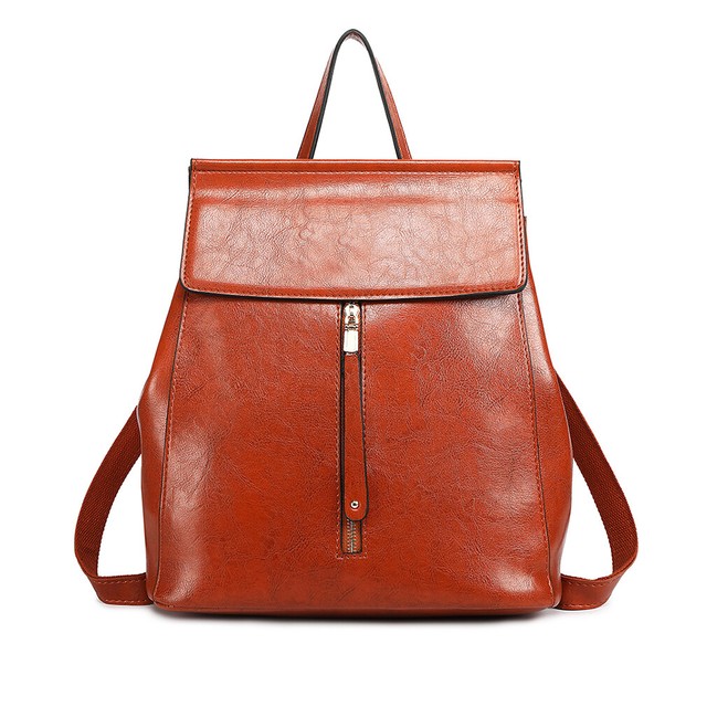 brown rucksack handbag