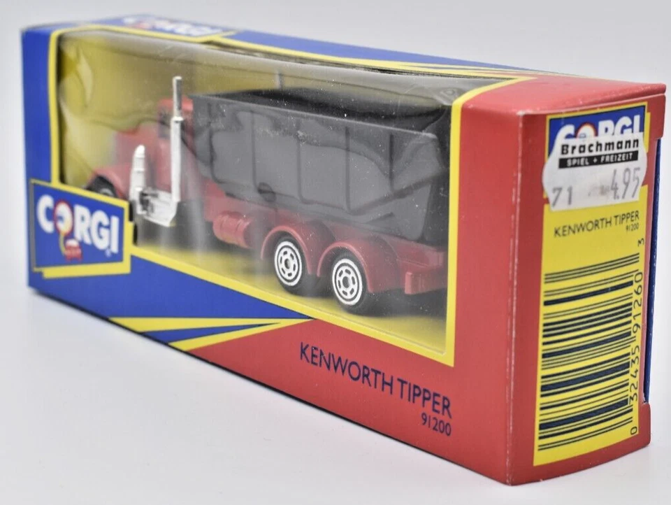 Corgi Kenworth Tipper Truck red - black. boxed. 91200 - Image 2 of 2
