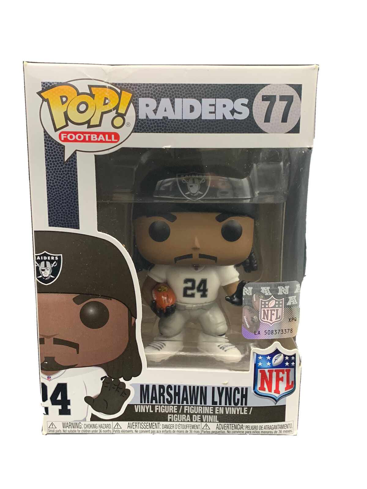 Funko Pop! Football NFL Raiders Marshawn Lynch figure #77 OBO | eBay