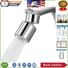Effortless Installation 360 Chrome Faucet Aerator with Increased Water Pressure