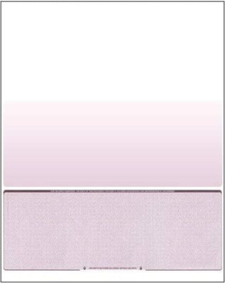 2500 Blank Check Stock Paper - Check on Bottom - Burgundy Diamond