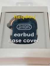 Heyday AirPods Gen1  Gen2 Earbud Case Crushed Velvet Cover Green New