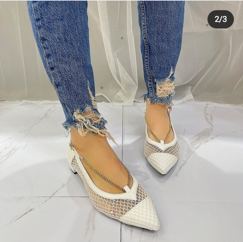 Scarpe Aperte Donna Ballerine Donna Slingback a Punta Scarpe Donna con  Tacco Bas | eBay