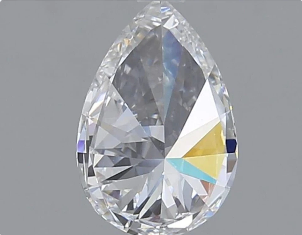 IGI Certified Lab Grown Diamond CVD Pear Cut 1.50ct F Color VS2 Clarity - Image 4 of 4