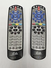 Working 1&2 DISH NETWORK TV IR/UHF Pro Universal 20.1 21.1 Remote Controls Teste