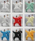 Unisex Korean Silk Tai Chi Suit Kung Fu Uniform Martial Arts Performance Clothes