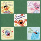 15 Sesame Street Healthy Habits Large Stickers - Ernie, Cookie Monster, Elmo