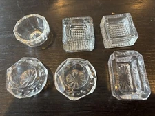 Collection Of 6 Vtg Salt Cellars