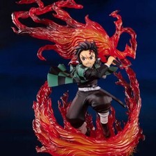 Anime Demon Slayer Kamado Tanjirou Action Figure PVC Model Toy Statue Collection