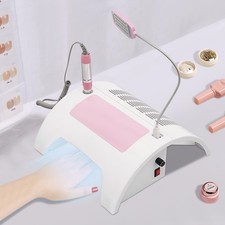 5 In 1 Timing Nail Lamp Nail Dust Collector Dry Nail Gel Nail Drill Hand Rest