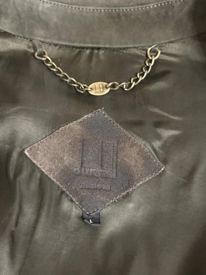 Vintage Dunhill Green Suede Field Jacket Made in Spain Men’s Size L - Image 3 of 4