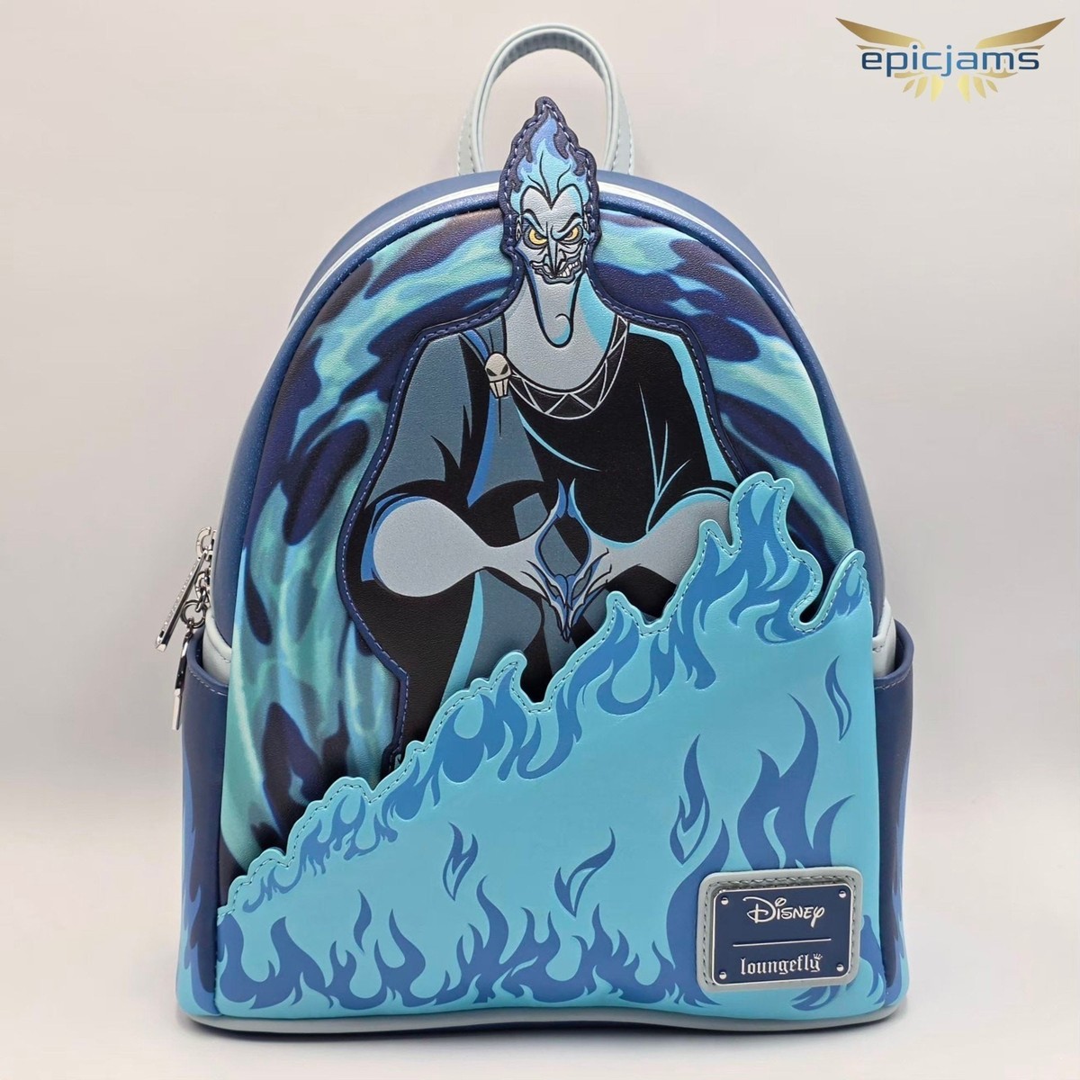 Brand New! Loungefly Disney Hercules Hades Flames Mini Backpack Loungefly Disney Hercules Hades Backpack | Hot Topic main image 2