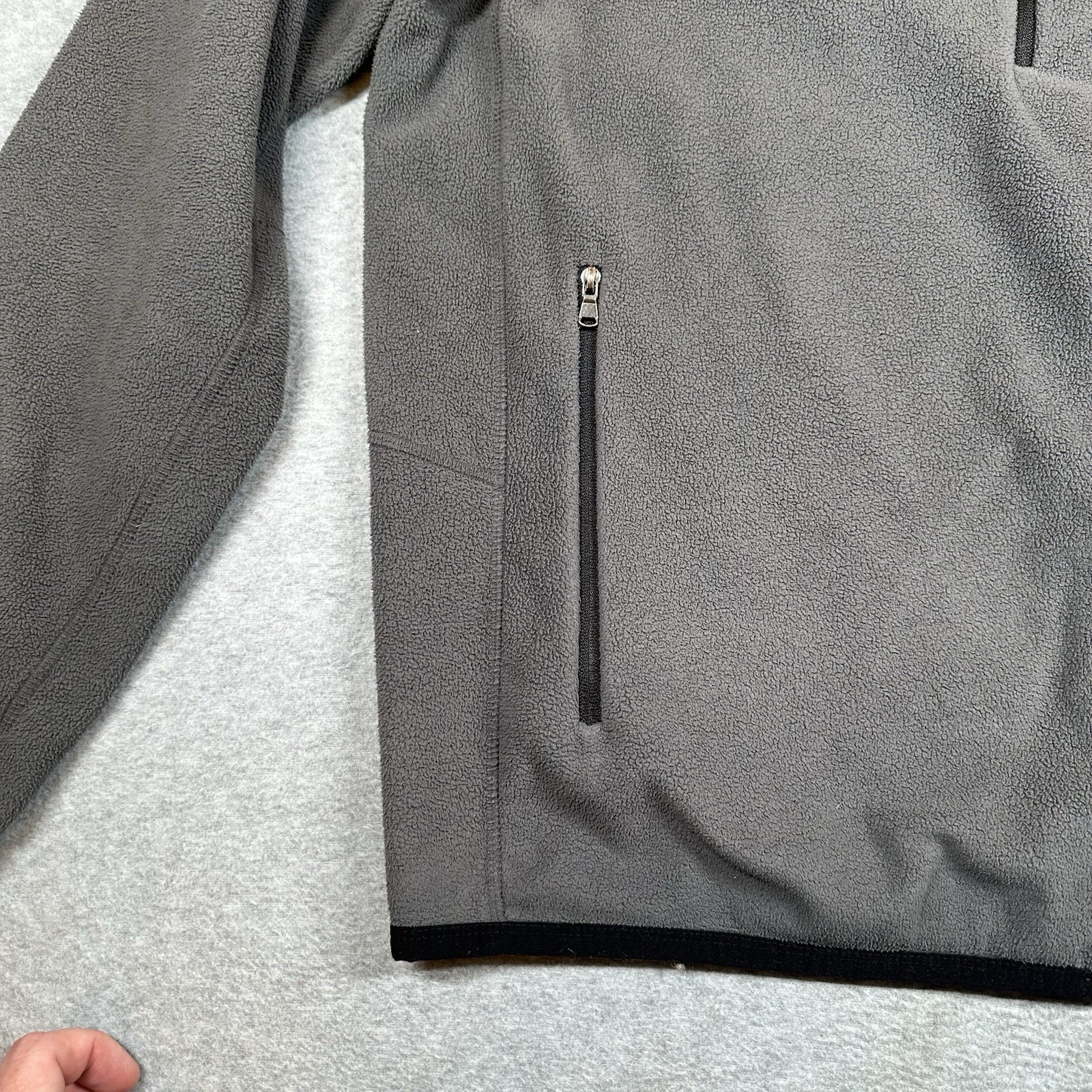 Polo Ralph Lauren Performance Giacca Pile Uomo XL Grigio Full Zip Gorpcore Pony