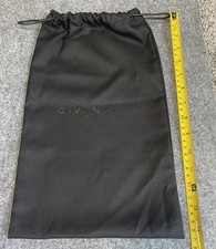 Givenchy Black Dust Bag Storage Cloth - 14”x 8.6” Heavy Duty Drawstring