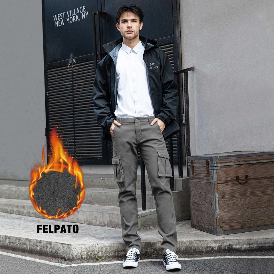 Jeans Couture Cargohose Herren Arbeitshose Herren Cargo Motorrad Winter Wasse... - Bild 3 von 4