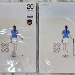 Valentino Rudy Golf Stockings Nude 20 Den Ivory UV-Cut