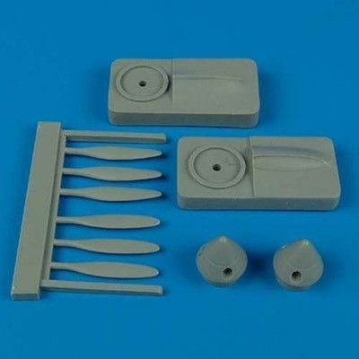 P-38J propellers for Academy  Bausatz / 1:72 - Quickboost 72220