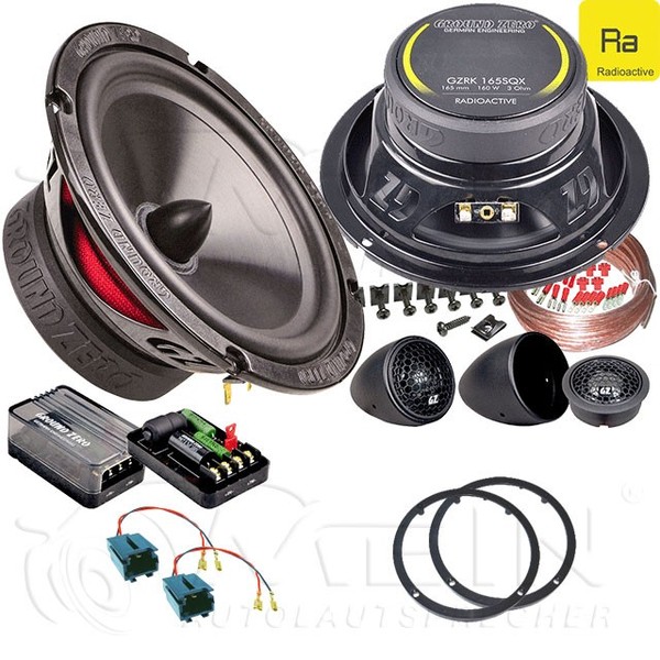 Ground Zero Lautsprecher FüR Citroen C8 2002-2014 Heck Seite 2-Wege 190W #AJM9-image