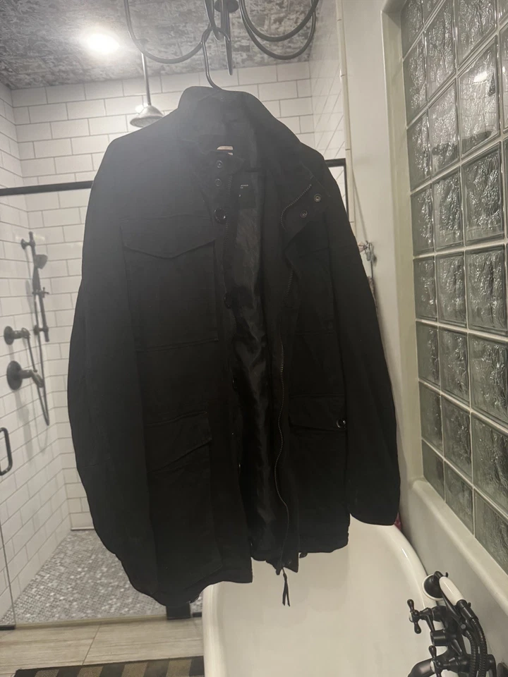 Chaqueta de Campo G-STAR Raw Falco Lona Estilo Militar Para Hombre Talla XXL Azul Marino Foto 4 de 4