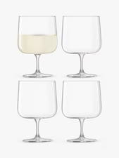 LSA International Arc Wine Glass, Set of 4, 340ml, Clear - RRP £40