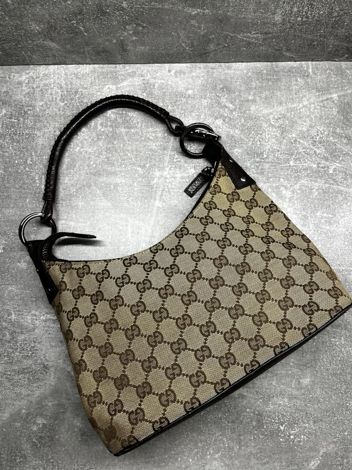 Gucci Hobo Shoulder Bag In GG Canvas - Image 3 of 4