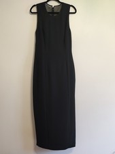 Classic Black Sleeveless Maxi Dress - Brand Unknown