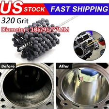 US 320 Grit Engine Cylinder Flexible Ball Hone sizes  77mm  105mm Ball head brush
