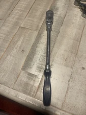 SNAP ON TOOLS USA BLACK 3/8" Drive Hard Grip Long Flex Head Ratchet FHLFD80A