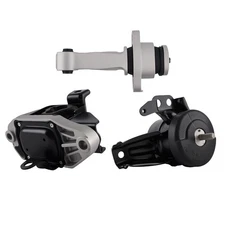 3Pcs Engine Motor & Trans Mount For Hyundai Sonata L4 2.4L Aluminum Iron Rubber