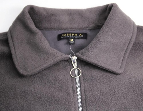 Chaqueta Joseph A para mujer M cremallera completa polar ropa deportiva top informal gris $88 NUEVA - Imagen 4 de 7