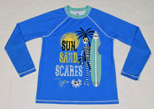 Boys Long Sleeve Swim Shirt Disney 10-12 Nightmare Before Christmas Rash Guard