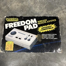 Camerica Freedom Pad Wireless Remote Joystick Nintendo NES, Complete With Box